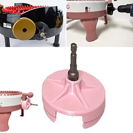 Knitting Machine Adapters, Quick Knit Power Adapter with Hex Steel Bit,Crank Handle Adapter for 22/40/48 Needle Knitting Machine,Knitting Power Adapter for Power Screwdriver Quick Knit Attachment Pink