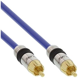 InLine RCA Audio Cable Gold-Plated Connectors / RCA Male/Male 2 m 1 Stck