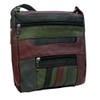 Roma Leathers 7082 Multi Color Genuine Leather Locking Concealed Purse
