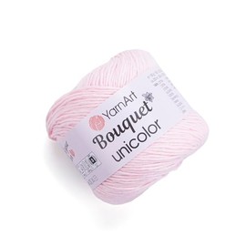 Yarn Art Bouquet UNICOLOUR 3.4 OZ%100 Cotton Yarn Suitable for Summer ANS Spring Knitting Projects (3210)