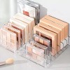 Niurewan Organizador De Paleta De Maquillaje Acrílico, Paquete De 2