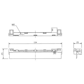 Toshiba (TOSHIBA) High Intensity Induction Light Replacement LED Module, LED Induction Light Part, LED Board Included, Holder Included, For 2009 Released Product, General Use, Class C, Connector