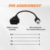 AMHTDOL OBD2 Adapter for Yamaha 4 Pin to 16 Pin