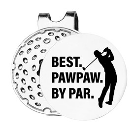 JOWMIJ Pawpaw Gifts, Golf Gifts for Pawpaw, Best Pawpaw Golf Ball Marker Gifts, Grandpa Golf Ball Marker Magnetic Hat Clip, Pawpaw Golfer Gifts for Birthday Christmas Father's Day