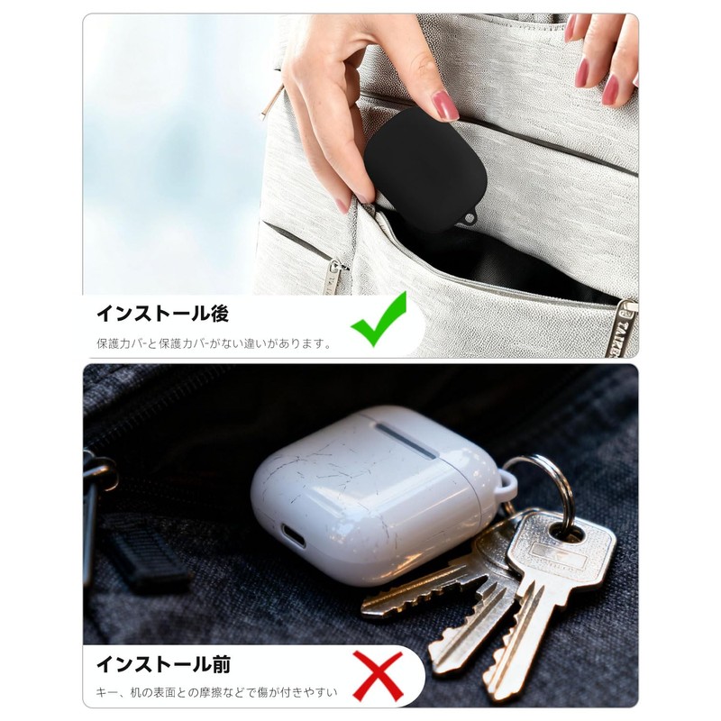 HVUYAL Case for SHOKZ OpenFit Pro Case with Anti-Lost Hook