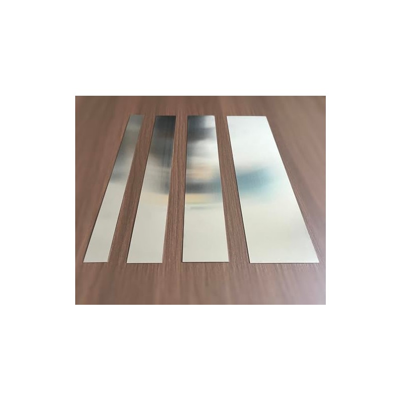 4Pcs Metal Strips Shim Stock Metal Sheet Shims Gap Filler
