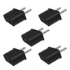 JORINDO (Black-5pcs) Europe Germany Travel Plug Adapter,European Plug to 2