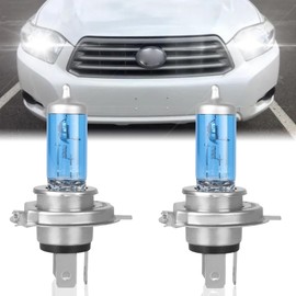 XRDHJI Fit for Toyota Highlander 2008-2010 High Performance Halogen Headlight Bulbs,9003 High Low Beam Headlamp Replacement Bulbs Kit, Plug and Play,Pack of 2