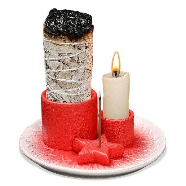 Comeon Palo Santo Holder, Backflow Incense Burner Holder Candle Holder