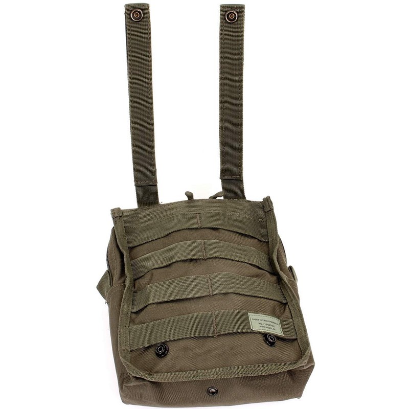 Mil-Tec Laser Cut Molle Belt Pouch - Large (Large, Olive)