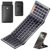 ProtoArc Backlit Foldable Keyboard, XK01 Plus Folding Portable Bluetooth Keyboard