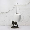 Homezone® Animal Themed Decorative Toilet Roll Holders Cat Free Standing