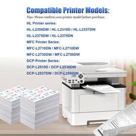 Drum Unit DR2400 DR-2400 Compatible for Brother DR2400 for Brother HL-L2310D HL-L2370DN HL-L2375DW DCP-L2510D DCP-L2530DW MFC-L2710DN MFC-L2750DW (1-Pack)