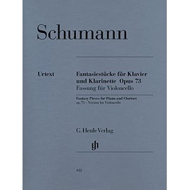 Robert Schumann: Fantasy Pieces For Piano And Clarinet Op.73 (Version For Cello). Sheet Music for Cello, Piano Accompaniment