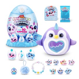 Rainbocorns Eggzania Frozencorn Mania di ZURU (FROSTINE), peluche da collezione per bambine dai 3 anni in su