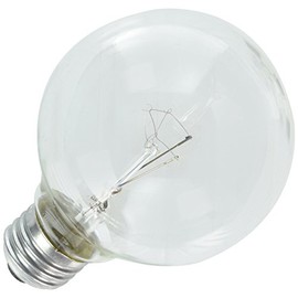 Westinghouse 0311900, 40 Watt, 120 Volt Clear Incand G25 Light Bulb, 1500 Hour 365 Lumen