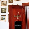OHYER Small Blackboard for Hanging Chalkboard Message Board Sign Double-Sided