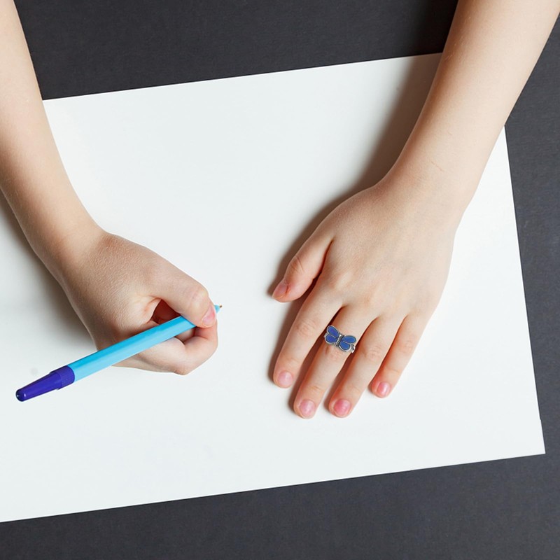 Mood Ring Kids Adjustable Ring Color Changing Mood Ring Dragonfly