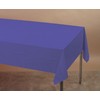 Club Pack of 12 Purple Disposable Plastic Table Cloth Covers