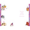 Niece Birthday Card Guinea Pigs 9" x 6" Lovely Verse
