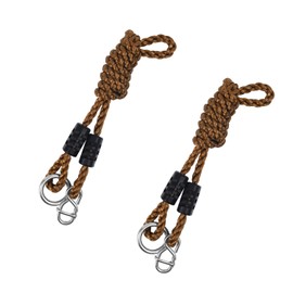 AMONENZ Pack of 2 Swing Ropes, 1.8 m Hammock Attachment, Load Capacity 300 kg Hammock Straps for Camping Hammocks, Swings, Hanging Chair