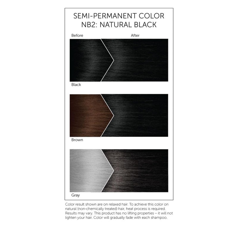 Bigen Semi-Permanent Haircolor #Nb2 Natural Black 3 Ounce (88ml) (2