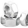4Pcs Stainless Steel Hex Nuts, M10 x 1.25mm Stainless Steel