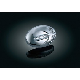 Kuryakyn 8407 Scarab Air Cleaner Cover for 2001-15 Harley-Davidson Motorcycles, Chrome