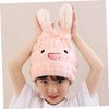 DECHOUS Cute Rabbit Ear Hair Towel Wrap for Absorbent Dry
