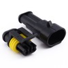 2 Pin Way Waterproof Electric Wire Plug 1.5 mm Terminals