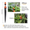 CTKcom Micro Spray Adjustable 360 Degree Water Flow Irrigation Drippers