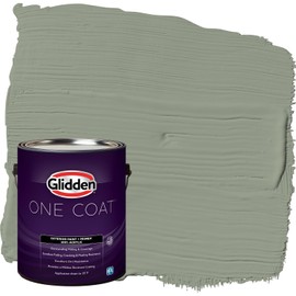 Glidden Exterior Paint + Primer: Sage/Green Tea Leaf, One Coat, Flat, 1-Gallon