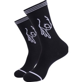 Circle Game Meme Dress Socks Novelty Funny Socks Groomsmen Socks Crazy Socks Crew Socks