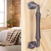 Eumtenr Sliding Barn Door Handles, 10 Inch Heavy Duty Rustic