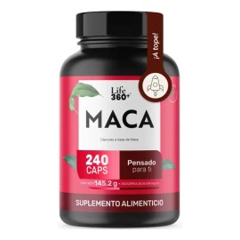 Maca Mix - Maca Negra, Amarilla y Roja 240 Cápsulas | LIFE360+