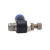 5Pcs Pneumatic Throttle Valve Push in Speed Controller Pneumatic Air