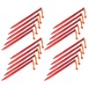20pcs Tent Stakes V Shape Heavy Duty Tent Peg with