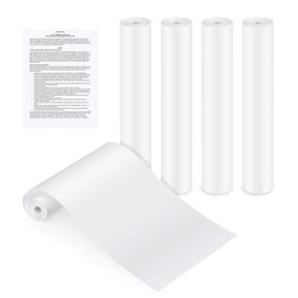 5 Rolls of Thermal Paper A4 for Portable Printers, 210 mm x 8.7 m, Thermal Printer Paper for File, Photo Printing, Notes, Labels, A4 Thermal Paper
