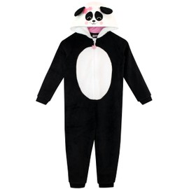 Harry Bear Girls Onesie Panda Black 8-9 Years