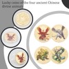 WEBEEDY 4 Pieces 40 mm Chinese Ancient Mythical Creatures Lucky