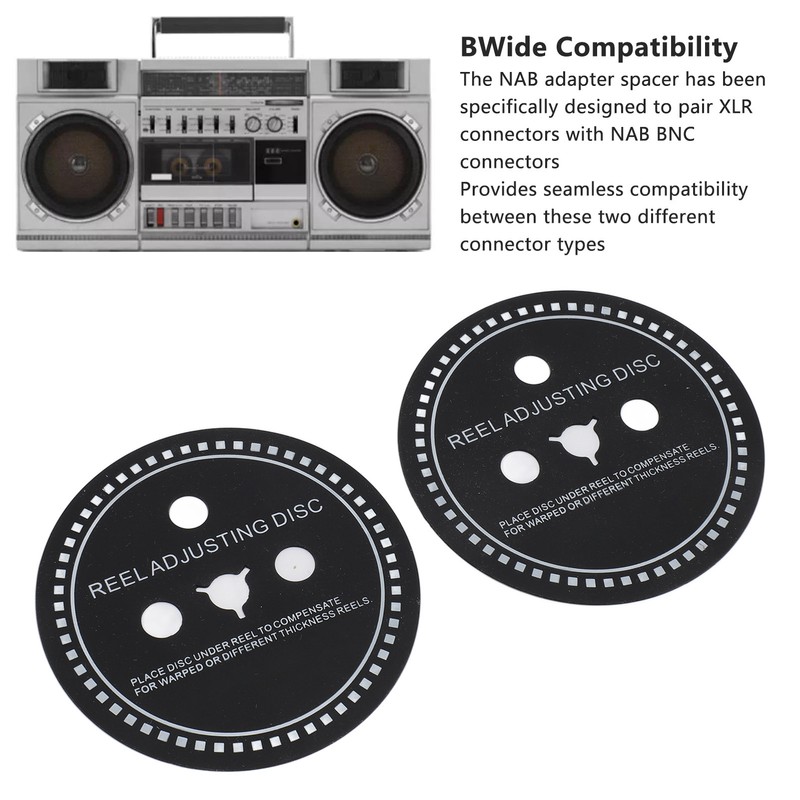 NAB Adapter Spacer Silicone Reel Adjusting Disc Gasket Spacer for