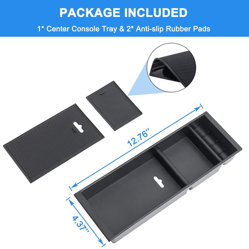 PIMCAR Center Console Organizer for Ford F150 2021 2022 2023,