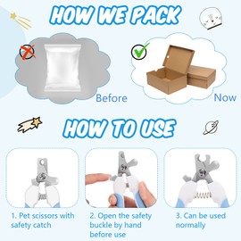 8 Pcs Cat Muzzle Set with Adjustable Cat Bathing Bag Breathable Clear Muzzle Pet Grooming Brush Tick Remover Tool Nail Clipper Nail File for Dog, Bunny Cleaning Trimming(L Size,Blue)