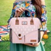 Lekespring Women's Cool Bag, Lunch Bag, 10 L (Pink-01)