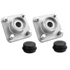 Automotive Authority 2 Pack Front Wheel Hub Assembly w Bearings