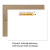 Teacher Stationery with Custom Name, 5.5x4.25 (A2) Lined or Unlined