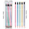 heavenlife Pack of 30 HB Pencils, Pencil with Eraser, Triangular