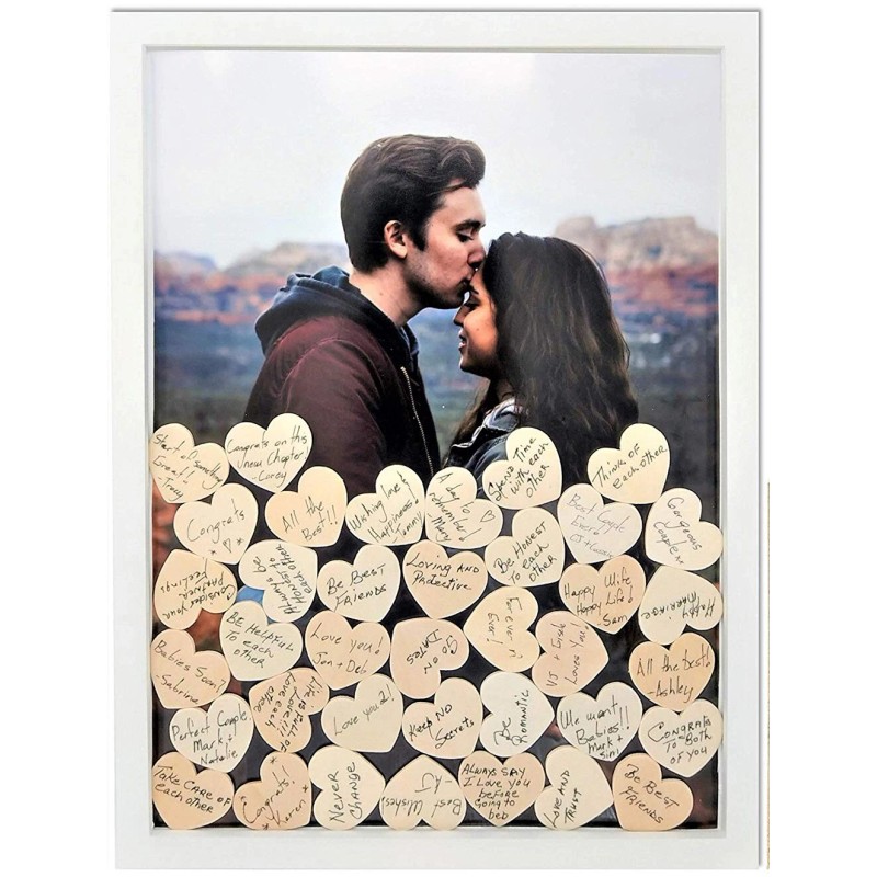 DIY 25 Pack of 1.5 Inch Unfinished Wooden Heart Shape