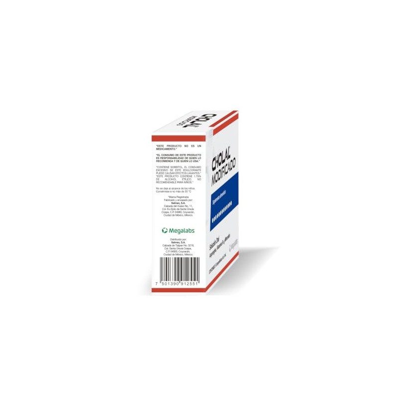 Cholal Modificado Suplemento Alimenticio Vitamina B12 Minerales Complemento Nutricional Caja