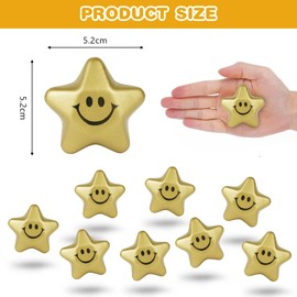 Ainiv Pack of 24 Stress Balls Squeeze Ball, Star Foam Anti-Stress Ball for School Reward Student Party Bag Fillers, Stress Relief Balls Toy for Anxiety Relief, Calming Children Adults